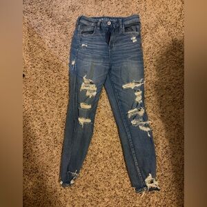 American Eagle curvy hi-rise jeggings